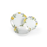thumbnail of Excelsa service 18 assiettes Lemon porcelaine multicolore