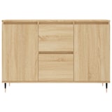 thumbnail of Helloshop26 - Buffet Sideboard Kommode Kleiderschrank Aufbewahrungsmöbel Organizer Küche Wohnzimmer Sonoma-Eiche 104 x 35 x 70 cm 02_0031486