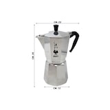 thumbnail of Cafetiere 12t moka express -  60.00 cl Argent / Métallique Autre forme Aluminium Antiadhésif Bialetti 12.00x12.00 cm