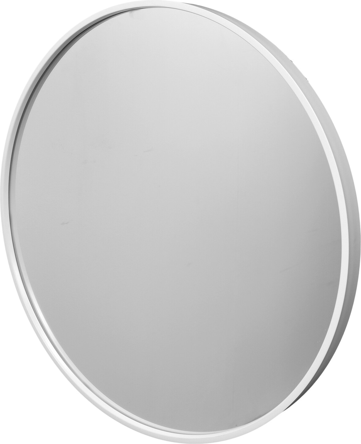 Fragix Boston Wandspiegel rund - Weiß - Metall - Ø60cm