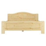 thumbnail of Doppelbett Kiefer natur Ehebett 140x200 Futonbett Massivholzbett Rollrost Matratze 60.37-14 M