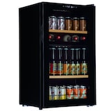 thumbnail of Bierkoelkast Montréal - Vrijstaand - Zwart - Bierklimaatkast 72 flessen - 85 x 49.5 x 43 cm - Glazen deur