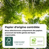 thumbnail of La Bobine Française | 20 Rouleaux de caisses thermiques pour TPE/BANCAIRE, compatible 57x40x12, Papier Premium 55 g/m² sans BPA | Logo Made in France