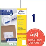 thumbnail of AVERY Zweckform ultragrip Universaletiketten 3478-200 Selbsthaftend DIN A4 Weiß 210 x 297 mm 220 Blatt à 1 Etiketten