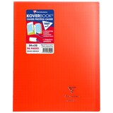 thumbnail of Cahier De 96 Pages Seyès Clairefontaine Koverbook 24 X 32 Cm Rouge
