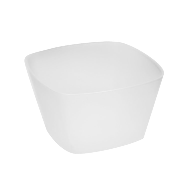 MONOUSO - Wiederverwendbare Probierschale aus PP 6,2x6,2x3,5cm 75ml (25 Stück)