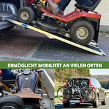 thumbnail of TRUTZHOLM 1 x Auffahrrampe klappbar 228 cm 340 kg Traglast Alu Anti Rutsch E-Bike Fahrradrampe
