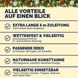 thumbnail of Casaria Weihnachtsgirlande 5m 80 LED inkl. Deko Outdoor Girlande Weihnachten Tannengirlande Außen Weihnachtsdeko