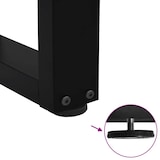 thumbnail of vidaXL Couchtischbeine V-Form 2 Stück Schwarz 60x(30-31,3) cm Stahl