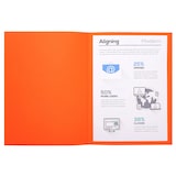 thumbnail of Exacompta 410007E 5x 100er Packung Aktendeckeln aus Recycling Karton 220g Forever, 24x32cm - Orange