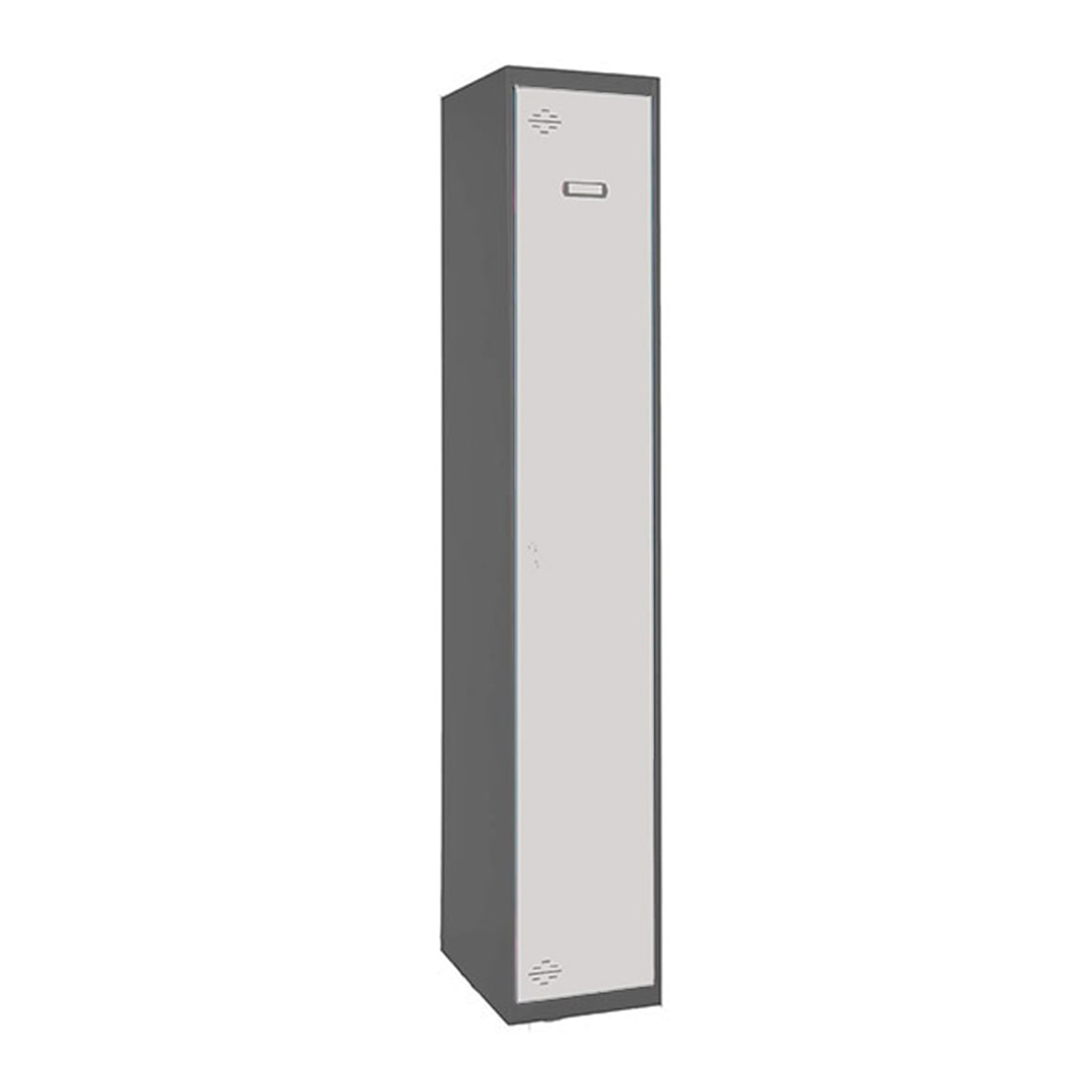 SimonRack Spind Schrank, Metallschrank, Schließfachschrank, Schloss, 1800x300x500 mm  - Simonlocker
