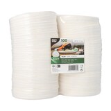 thumbnail of 100 Teller Zuckerrohr `pure` rund Ø 12 cm · 1 cm weiss `Cella`
