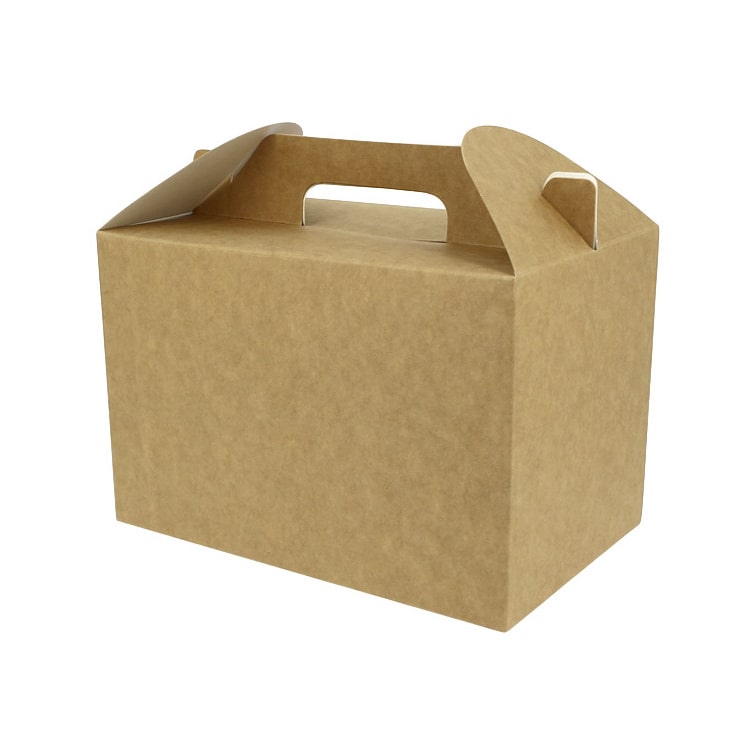 MONOUSO - Scatola Menu Kraft 225x145x150mm (25 Pezzi)