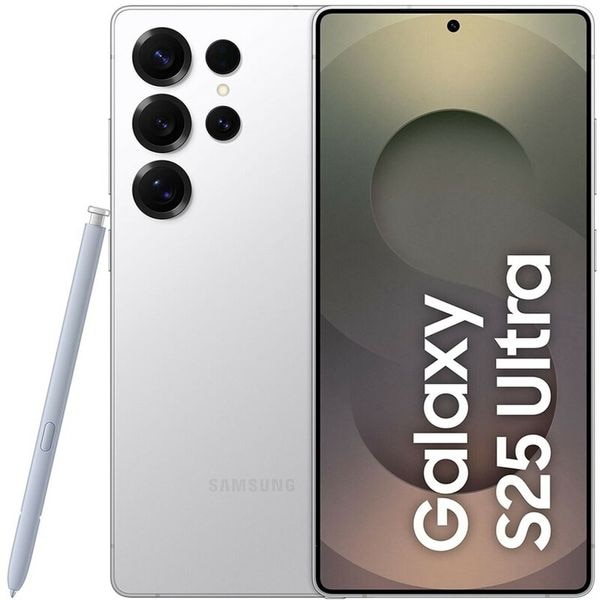 Samsung SM-S938B Galaxy S25 Ultra 5G 256GB 12GB RAM Dual Titanium Whitesilver DE