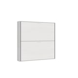 thumbnail of Horizontaal tweepersoonsbed Kando in wit essenhout