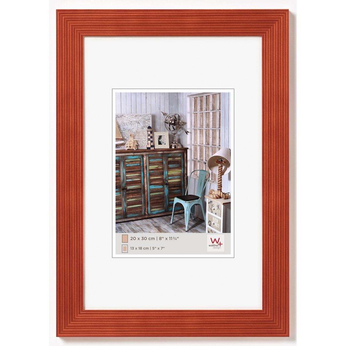 Grado Houten Fotolijst 15x20 cm ORANJE