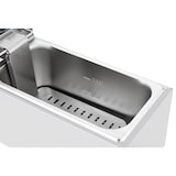 thumbnail of Freidora eléctrica profesional de acero inoxidable, 2x 17 litros, 230 V, 10kW, 60-190°C, control mecánico, panel de control extraíble, 11034 Vaiotec