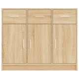 thumbnail of Helloshop26 - Buffet bahut commode armoire meuble de rangement organisateur cuisine salle de séjour salon sonoma 91 x 28 x 75 cm 02_0031737