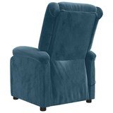 thumbnail of vidaXL Elektrischer Massagesessel Blau Samt