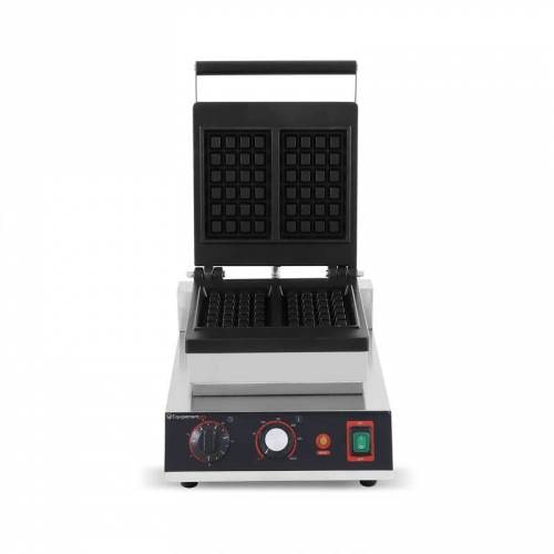 Gaufrier Professionnel Bruxelles - 1600W - 230V - Compact et Performant pour Cuisine Pro et Snacking - Résultats Parfaits - Equipementpro