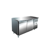 thumbnail of Gastro Edelstahl Kühltisch Kühltheke 2 Türen 190 L -2/+8°C Umluftkühlung
