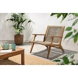 thumbnail of Transat Fauteuil de jardin bas en bois d'Acacia FSC et en résine tressée - modele MERIDA - Vert olive AUCUNE