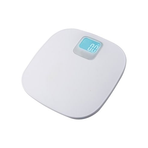 Báscula baño digital plástico blanca küken