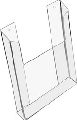 thumbnail of Anschraubbarer Flyerhalter, Prospekthalter DIN A4, HMF 46843, 30,5 x 22 x 3,5 cm