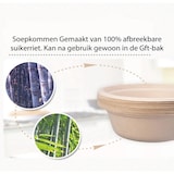 thumbnail of BIO Wegwerp soepkommen 50 stuks - Schaaltje suikerriet 400ml - Natuur