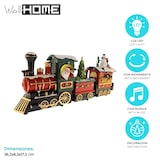 thumbnail of WellHome - Trem de Pai Natal decorativo de Natal com movimento, luzes de LED e música