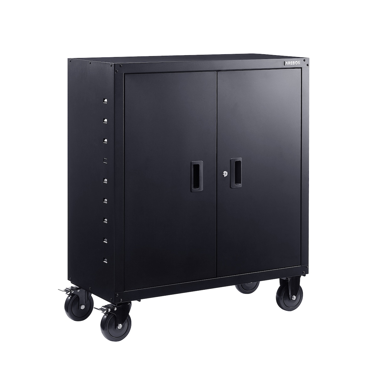 Armadio Classificatore Armadio Ufficio Pratico Armadio Con Ruote Nero