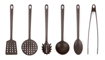 Excelsa set 6 utensili Naif in nylon marroni