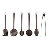 thumbnail of Excelsa set 6 utensili Naif in nylon marroni