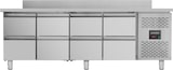 thumbnail of vaiotec Kühltisch / 8 Schubladen inkl. Aufkantung - Monoblock, 2230 x 700 mm