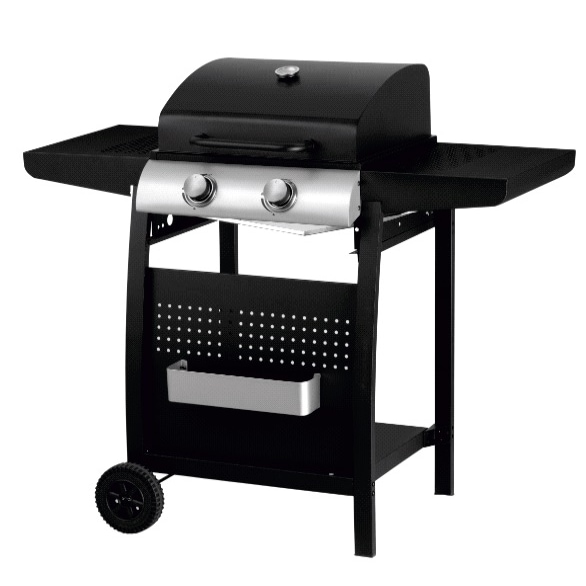 Barbacoa de gas con 2 quemadores