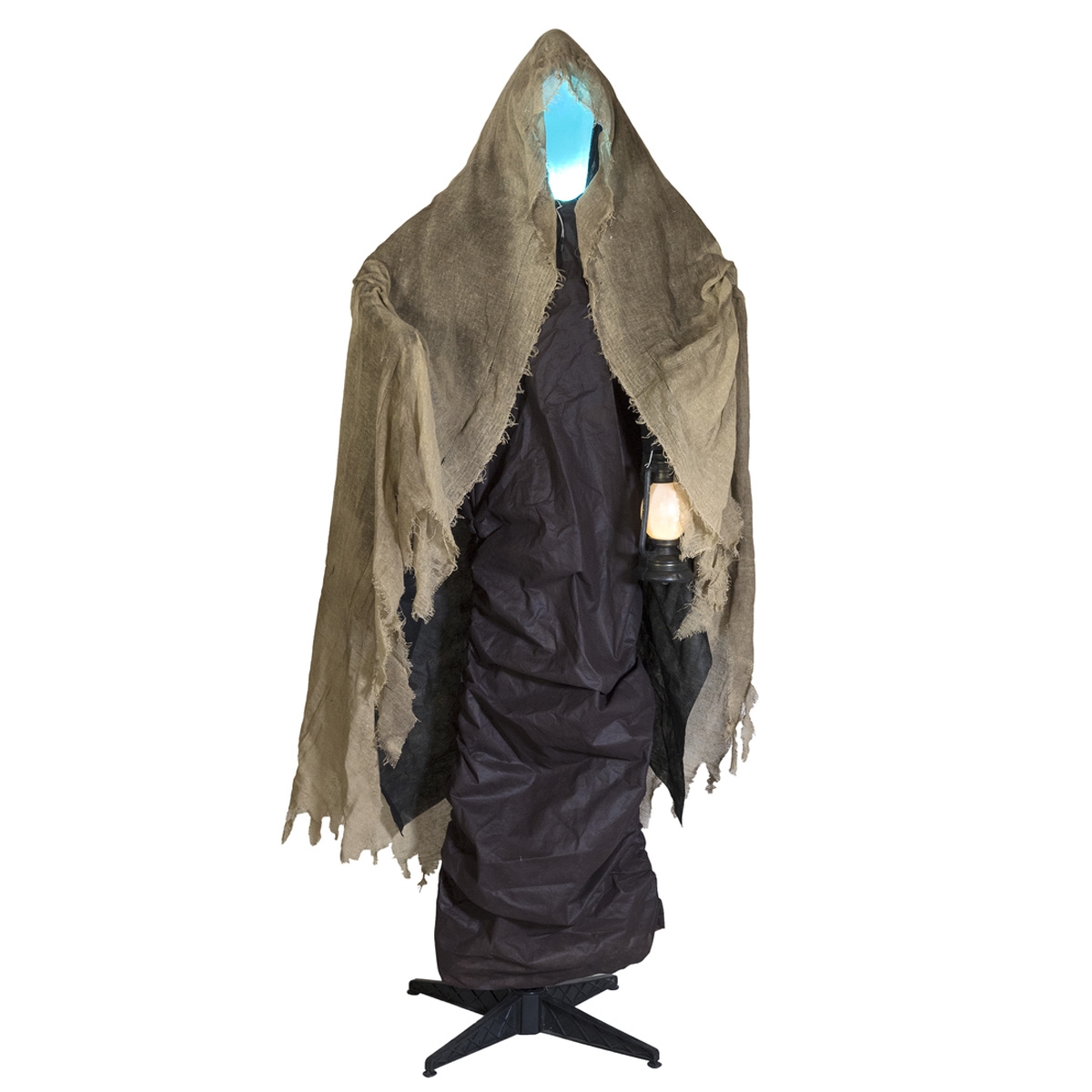 EUROPALMS DER TOD lebensgroße Halloween Gruselfigur 165cm Lichteffekte Geräusche