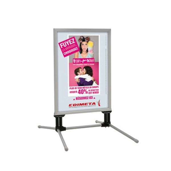 Panneau A0 (118.8 x 84 cm) à ressorts base métallique gris