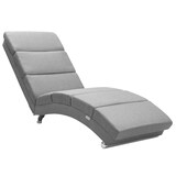 thumbnail of Casaria Relaxliege London Leinenoptik Grau