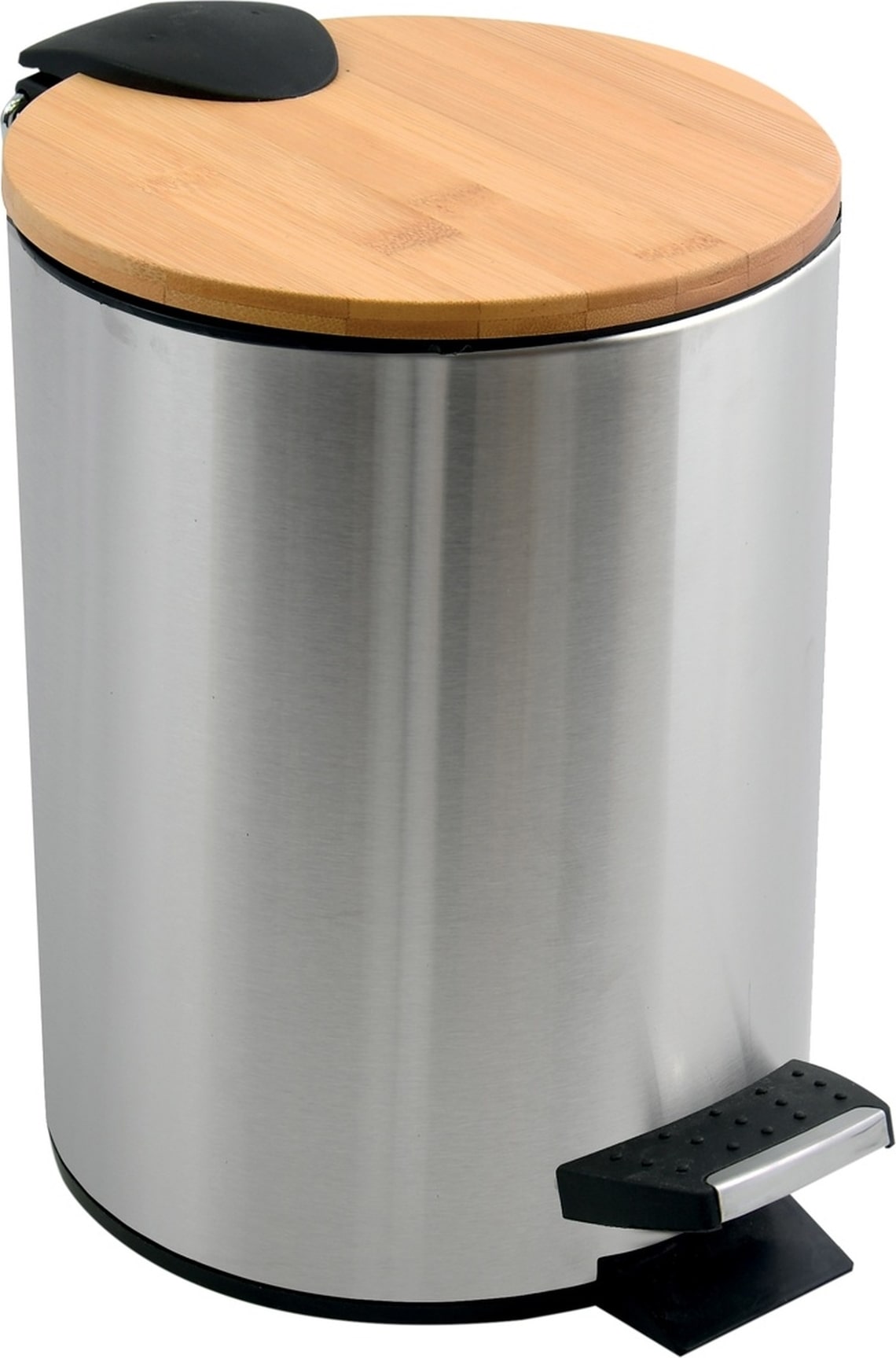 WellHome - Cestino con pedale da 3L colore Argento Cromato 17x17x22,5 ...
