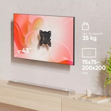 thumbnail of ONKRON TV & Monitor Wandhalterung 17-43", bis 35 kg, schwenkbar & neigbar, VESA 75x75-200x200, Schwarz NP23-B