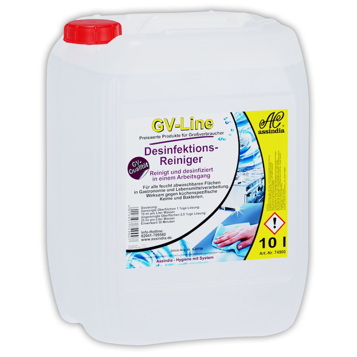 Assindia Desinfektionsreiniger GV-Line 10l