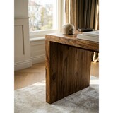 thumbnail of Schreibtisch BOHA Massiv-Holz Sheesham Computertisch 200 cm breit Echtholz Design Ablage Büro-Tisch