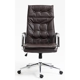 thumbnail of Sedia da Ufficio Sotira in Vera Pelle marrone