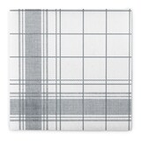 thumbnail of Mank Serviette Airlaid Nadeem in Grau, 40 x 40 cm, 50 Stück - Leinenstruktur Gitterstreifen Linien