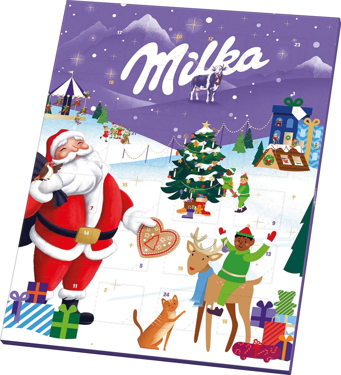 Milka Adventskalender 12 x 90g (1,08 kg)