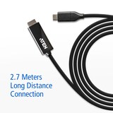 thumbnail of ATEN UC3238 USB-C to 4K HDMI Kabel, 2,7 m