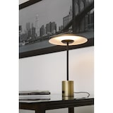 thumbnail of hoshi, tafellamp van goudkleurig en zwart metaal, faro barcelona