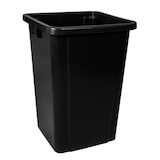 thumbnail of Afvalbak & Dienbladhouder Hout - Zwart - 100 Liter