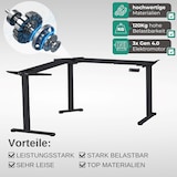 thumbnail of Albatros LIFT L7B Gestell für Eckschreibtisch Höhenverstellbar Elektrisch schwarz - Winkelschreibtisch Memoryfunktion, Kindersicherung