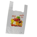 thumbnail of DayBays 2000 Stk. Hemdchentragetaschen 32+18x54 cm MDPE Mit Druck 'OBST MACHT FIT'